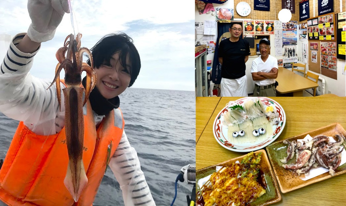 女性 お子さん歓迎 函館の手ぶら2時間 イカ釣り船 持ち込みokの飲食店も